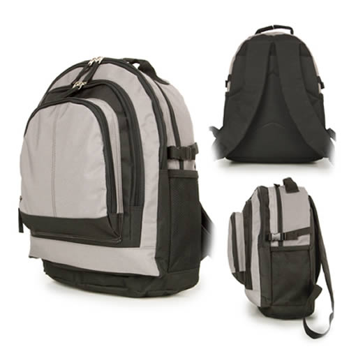 Under Seat Ryanair Backpack Bag 40x25x20cm Buckle Black Grey